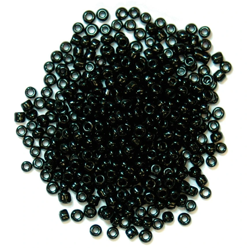 Craft Factory Seed Beads 2mm: Black 3 Craft Factory Seed Beads 2mm: Black