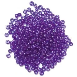Craft Factory Seed Beads 2mm: Purple CLEARANCE