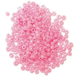 Craft Factory Seed Beads 2mm: Pastel Pink