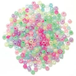 Craft Factory Seed Beads 2mm: Pastel Multi CLEARANCE