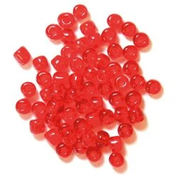 Craft Factory E Beads 4mm: Red CLEARANCE