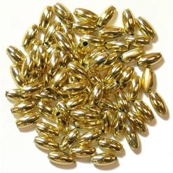 Craft Factory Oval Pearls 3mmx6mm: Gold CLEARANCE