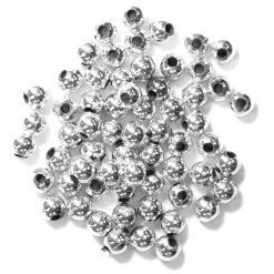 Craft Factory CLEARANCE Pearls 4mm: Silver