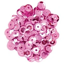 Craft Factory CLEARANCE Cup Sequins 5mm: Pink