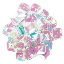 Craft Factory Square Sequins 7mm: White