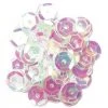 Craft Factory Cup Sequins 8mm: Transparent