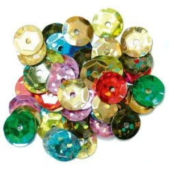 Craft Factory CLEARANCE Hologram Sequins 8mm: Multi