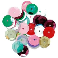 Craft Factory Cup Sequins 10mm: Multi
