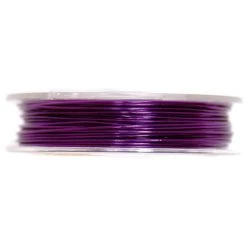 Craft Factory Brass Wire 5mx0.5mm: Purple CLEARANCE