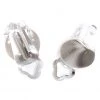 Craft Factory CLEARANCE Flat Ear Clips 2pk: Silver Plated