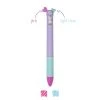 Legami Ballpoint Pen - Click Clack Two Color Pen - Dream Big Student Stationery