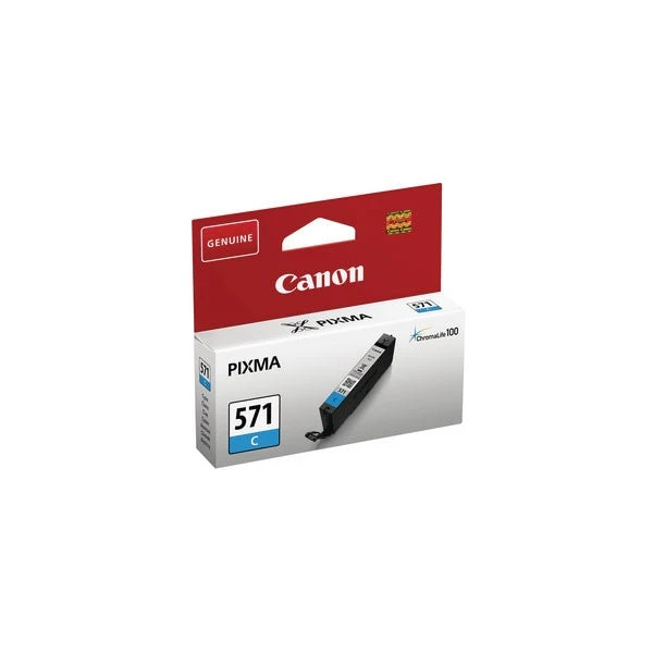 Canon CLI-571 Cyan Ink Cartridge 0386C001 3 Canon CLI-571 Cyan Ink Cartridge 0386C001