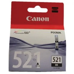Canon CLI-521BK Black Inkjet Cartridge 2933B001 Inkjet Cartridges