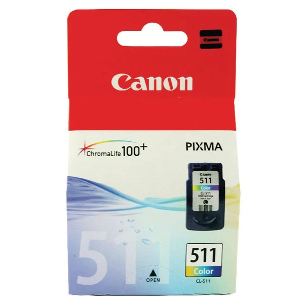 Canon CL-511 Colour Inkjet Cartridge 2972B001 Inkjet Cartridges 3 Canon CL-511 Colour Inkjet Cartridge 2972B001 Inkjet Cartridges