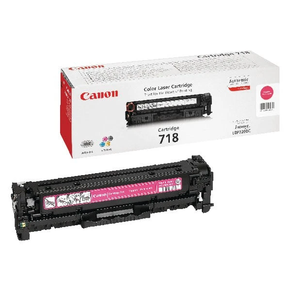 Canon 718M Magenta Toner Cartridge 2660B002 3 Canon 718M Magenta Toner Cartridge 2660B002