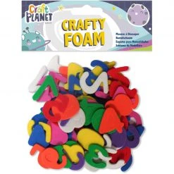 Craft Planet Crafty Foam - Numbers - Assorted Colours (25mm) Craft Embellishments