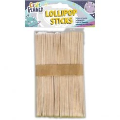 Craft Planet Lollipop Sticks - Natural (Extra Large)