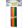 Craft Planet Lollipop Sticks - Assorted Colours (Extra Large)