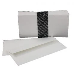 Conqueror Laid DL Wallet Envelope 110x220mm High White CDE1440HW Envelopes