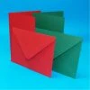 Craft UK 5x7 Red And Green Cards & Envelopes Pack Of 40 Cards And Envelopes