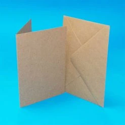 Craft UK C6 Kraft Cards And Envelopes