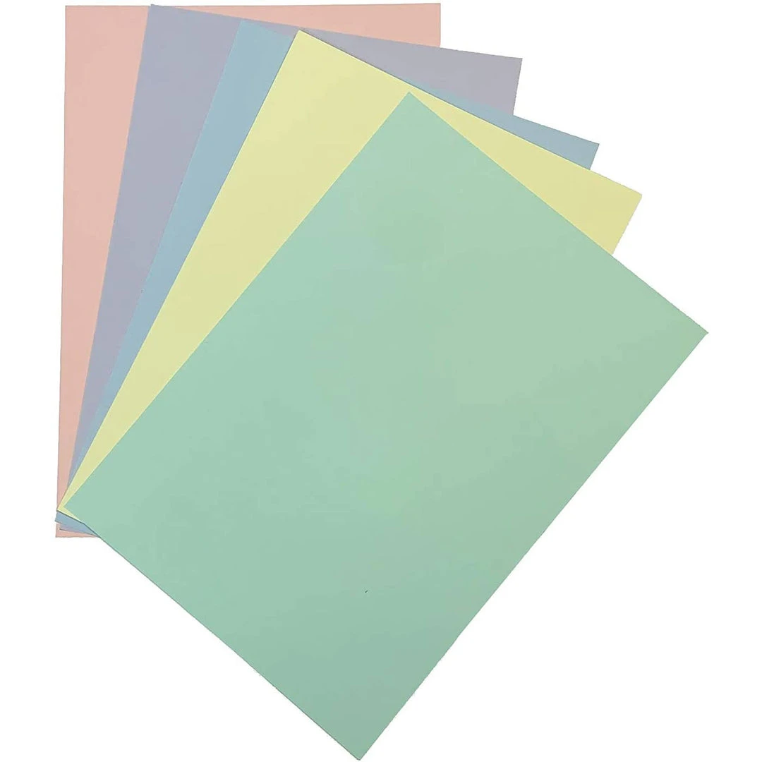 Craft UK Art Accessories A4 Pastel Coloured Card 3 Craft UK Art Accessories A4 Pastel Coloured Card