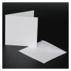 Craft UK Cards And Envelopes Craft UK 4x4 Cards And Envelopes 50 Pack White