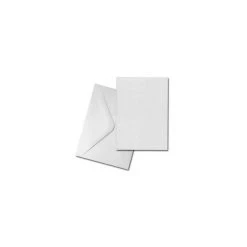 Craft UK C6 Cards And Envelopes 50 Pack White