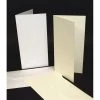 Craft UK DL Cards And Envelopes 50 Pack Ivory