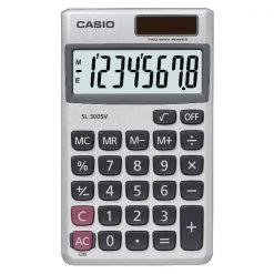 Casio Pocket Calculator 8-Digit SL-300SV Calculators