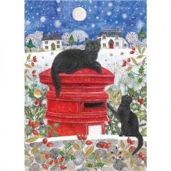 Otter House Rectangular Jigsaw - Christmas Post