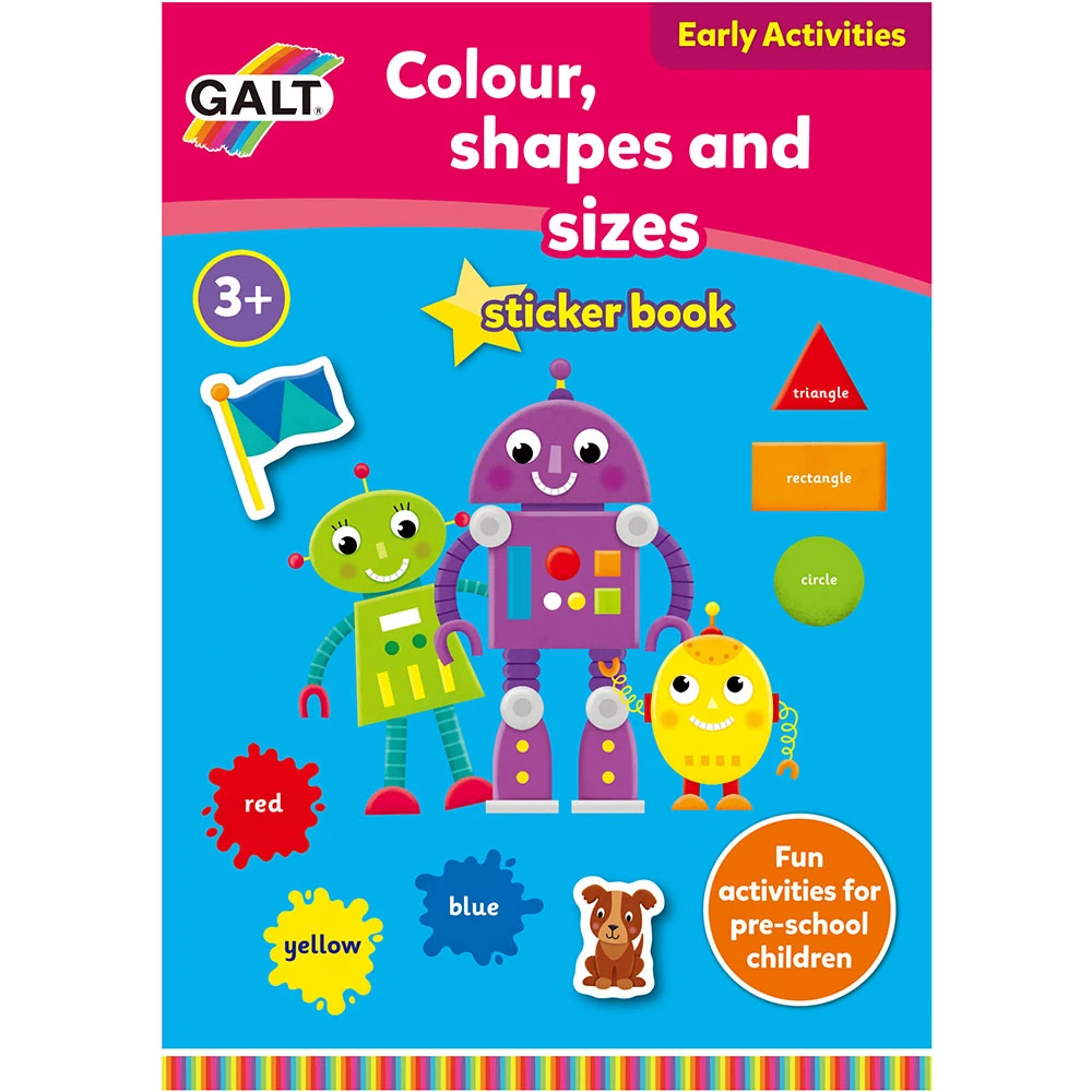 Activity Books For Children GALT Colour, Shapes And Sizes Book 3 Activity Books For Children GALT Colour, Shapes And Sizes Book