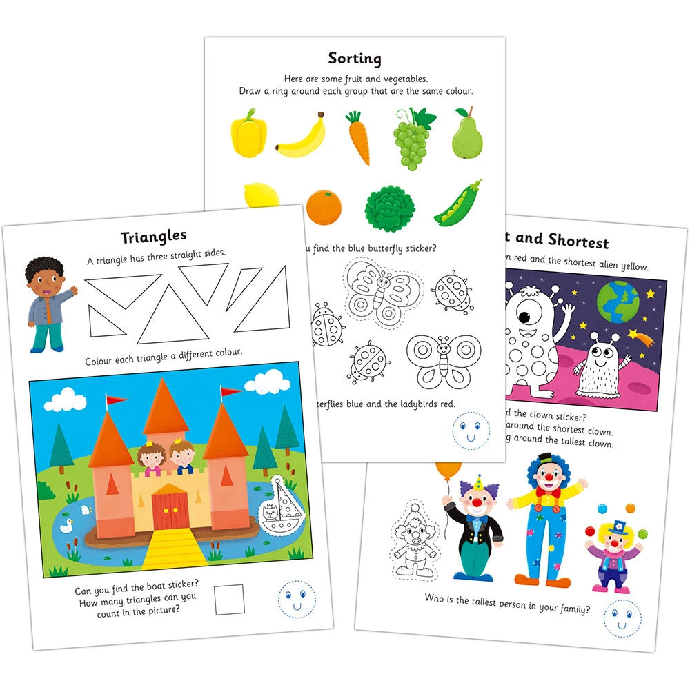 Activity Books For Children GALT Colour, Shapes And Sizes Book 4 Activity Books For Children GALT Colour, Shapes And Sizes Book