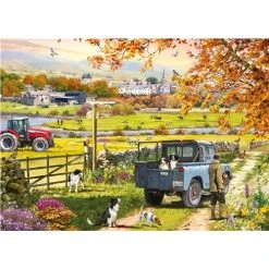 Otter House Rectangular Jigsaw - Countryside Morning