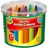 Crayola My First Easy Grip Jumbo Crayons , Pack Of 24 Childrens Colouring Pens And Pencils