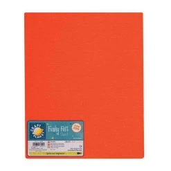 Craft Planet 9 X 12 Acrylic Felt - Orange