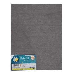 Craft Planet 9 X 12 Acrylic Felt - Grey