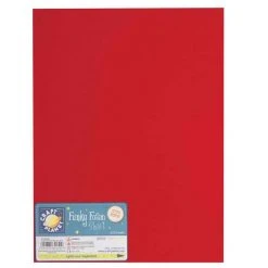 Craft Planet 9 X 12 Funky Foam Sheet (2mm Thick) - Red