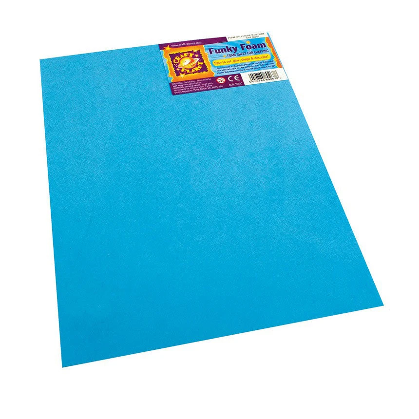 Craft Planet Funky Foam Sheet (2mm Thick) - Light Blue 3 Craft Planet Funky Foam Sheet (2mm Thick) - Light Blue