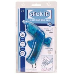 Stick It Glue Gun - Cool Melt - Blue (UK Plug)