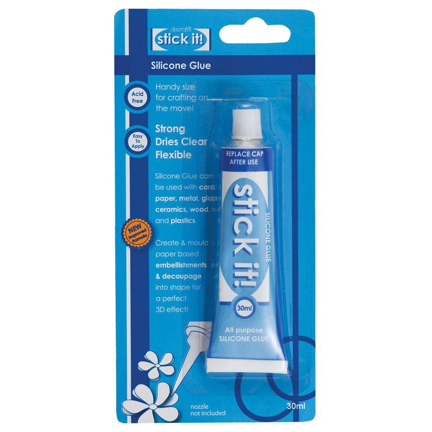 Stick It Glues & Adhesives Silicone Glue Tube (30ml) 3 Stick It Glues & Adhesives Silicone Glue Tube (30ml)