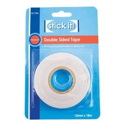 Stick It 25m Double Sided Tape (12mm Width) Adhesives And Tapes