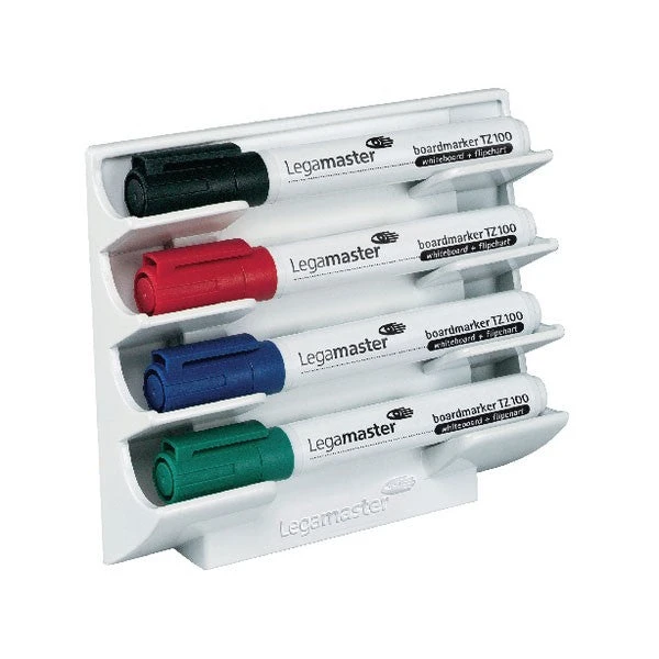 Legamaster White Magnetic Marker Holder 7-1220-00 3 Legamaster White Magnetic Marker Holder 7-1220-00
