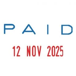 Colop S160/L2 Mini Text Dater PAID Stamp Desk Essentials