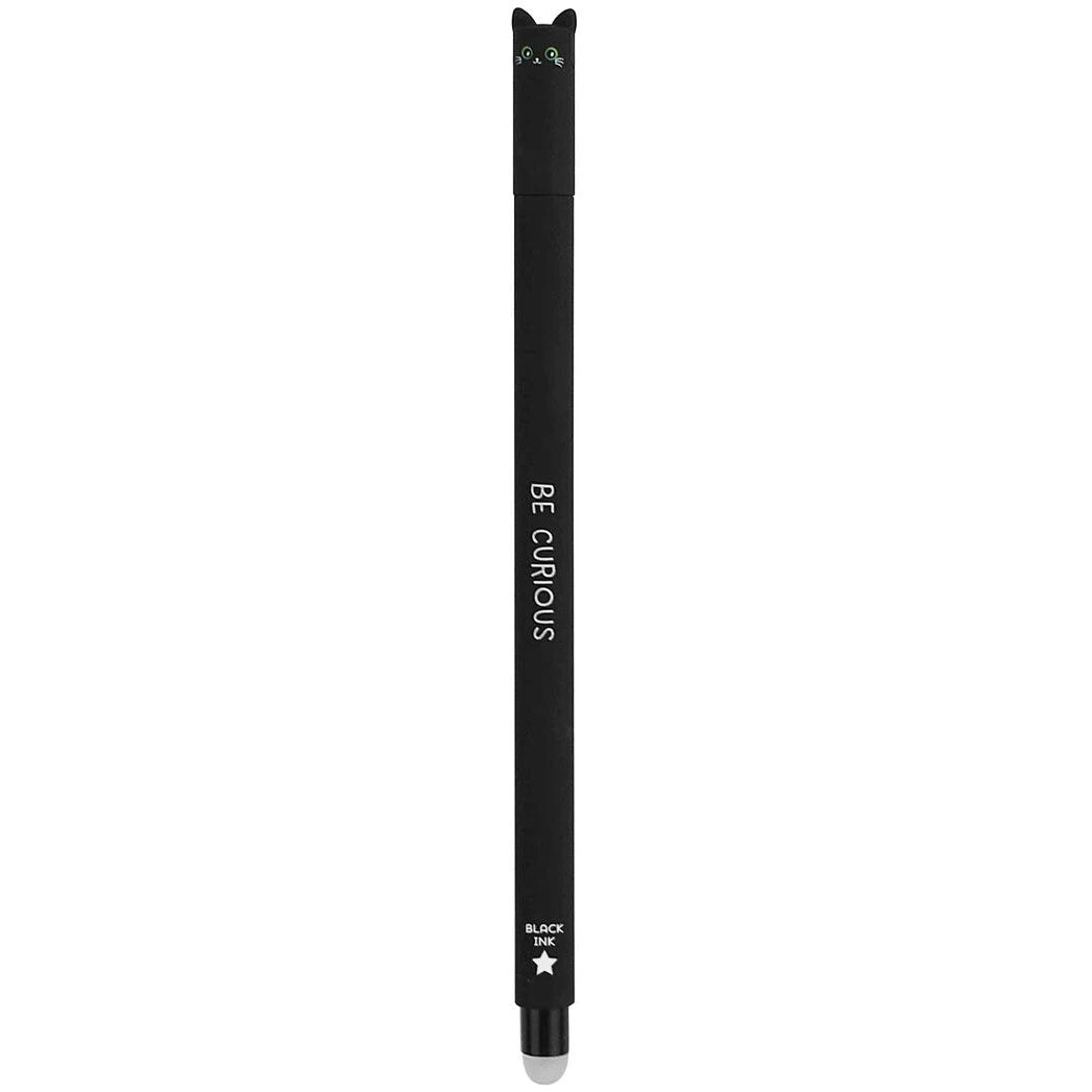 Legami Erasable Gel Pen - Cat - Black 3 Legami Erasable Gel Pen - Cat - Black