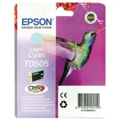 Epson T0805 Light Cyan Inkjet Cartridge C13T08054011 / T0805 Inkjet Cartridges