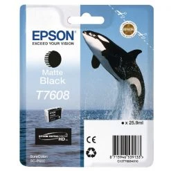 Paper Epson T7608 Matte Black Ink Cartridge C13T76084010 / T7608