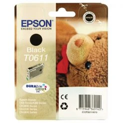 Inkjet Cartridges Epson T0611 Black Inkjet Cartridge C13T06114010 / T0611