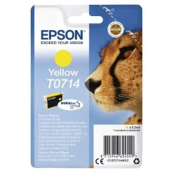 Inkjet Cartridges Epson T0714 Yellow Inkjet Cartridge C13T07144012