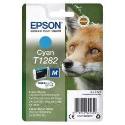 Epson T1282 Cyan Inkjet Cartridge C13T12824012 Inkjet Cartridges